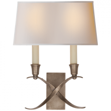 Load image into Gallery viewer, Cross Bouillotte Small Sconce
