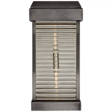 Load image into Gallery viewer, Dunmore Large Curved Glass Louver Sconce
