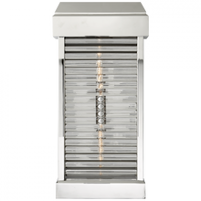 Load image into Gallery viewer, Dunmore Large Curved Glass Louver Sconce
