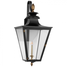Load image into Gallery viewer, Albermarle Large Bracketed Gas Wall Lantern

