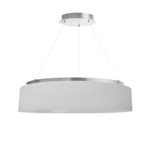 Load image into Gallery viewer, 34W Chandelier, SV w/ WH Shade
