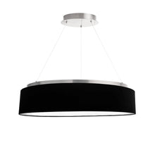 Load image into Gallery viewer, 34W Chandelier, SV w/ BLK Shade
