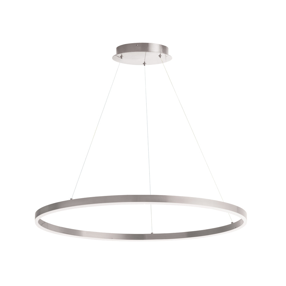 63W Chandelier, SV w/ FR Acrylic Diffuser