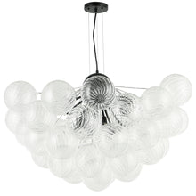 Load image into Gallery viewer, 12LT Chandelier, MB w/ CLR Spiral Glass
