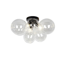Load image into Gallery viewer, 3LT Halogen Flush Mount, MB w/ Clear Glass
