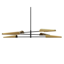 Load image into Gallery viewer, 6LT Incan 3-Tier Chandelier, MB &amp; AGB
