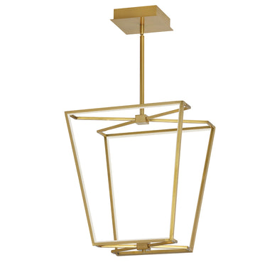 48W Chandelier, AGB with WH Silicone Diffuser