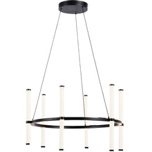 Load image into Gallery viewer, 36W Chandelier, MB w/ WH Acrylic Diffuser
