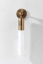 Load image into Gallery viewer, Darby Wall Sconce In Patina Brass
