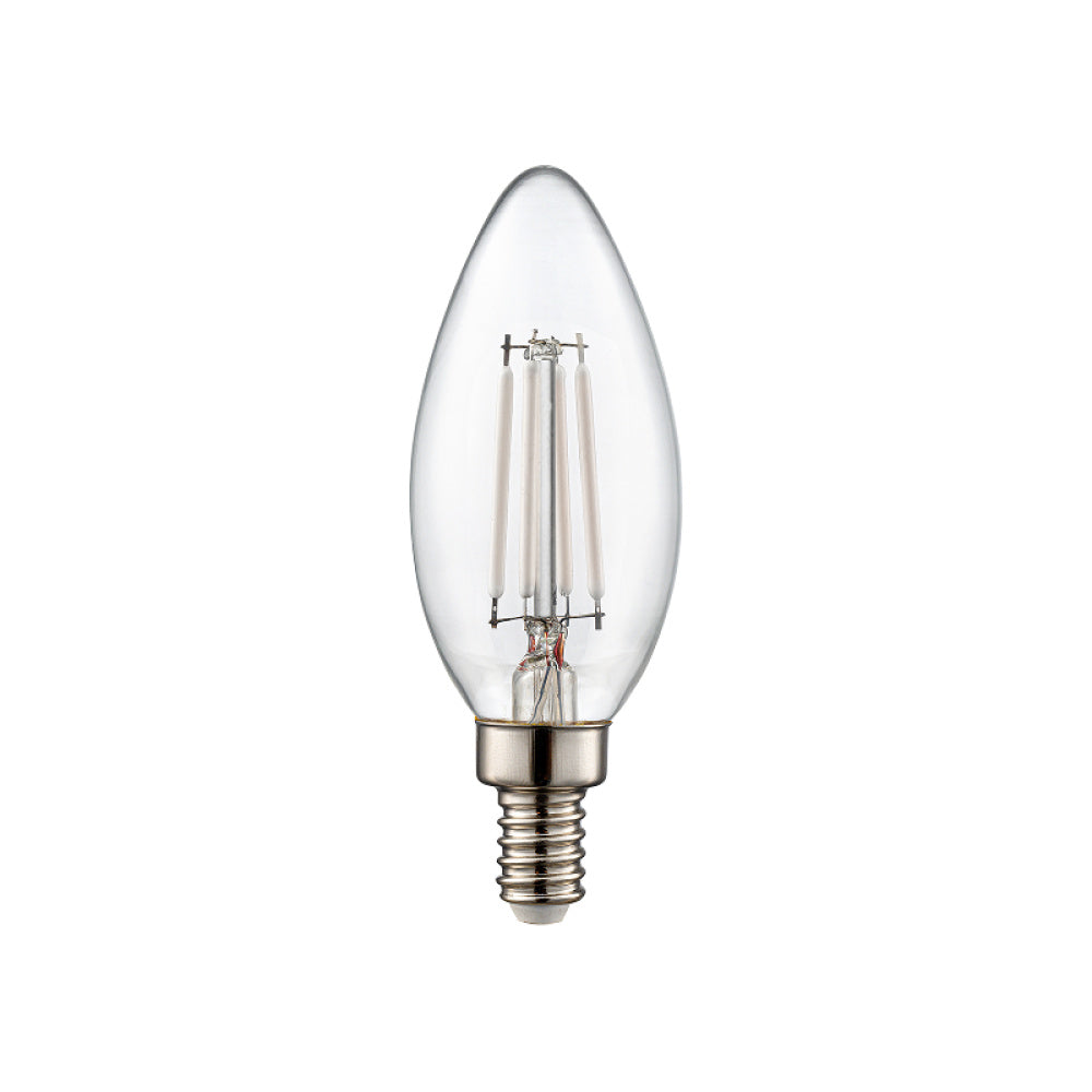 6W 600LM 3500K 80CRI C35 E12 IVORY FILAMENT