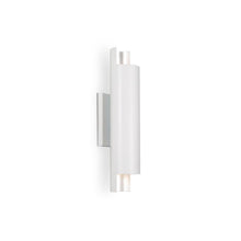 Load image into Gallery viewer, Dela 16-in White/Silver LED Wall Sconce
