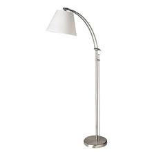 Load image into Gallery viewer, 1LT Incan Adjustable Floor Lamp, SC w/ WH Shade
