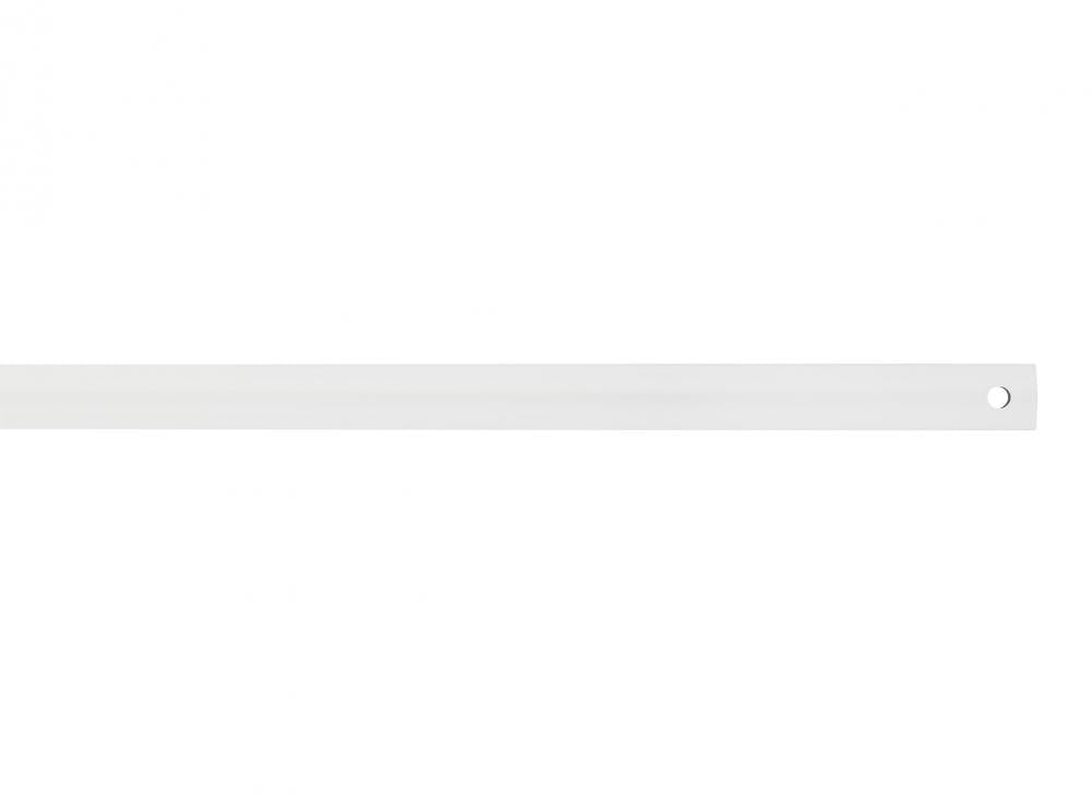 36" Coastal Downrod in Matte White