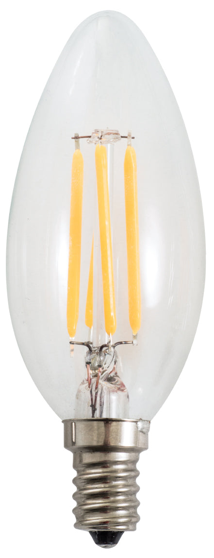 4.4W 450 LM 4000K 80CRI C35 E12, 6 IN 1 PACK