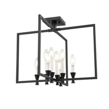 Load image into Gallery viewer, Carisbrooke 21" Semi-flush, Black
