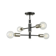 Load image into Gallery viewer, Lake Loft 4 Light Semi-Flush Mount
