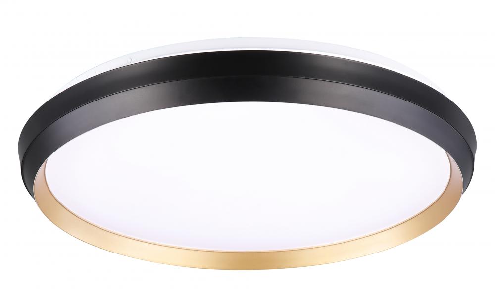 LABRADOR 18.5" LED FLUSH MOUNT, 3CCT WITH PADDLE SWITCH