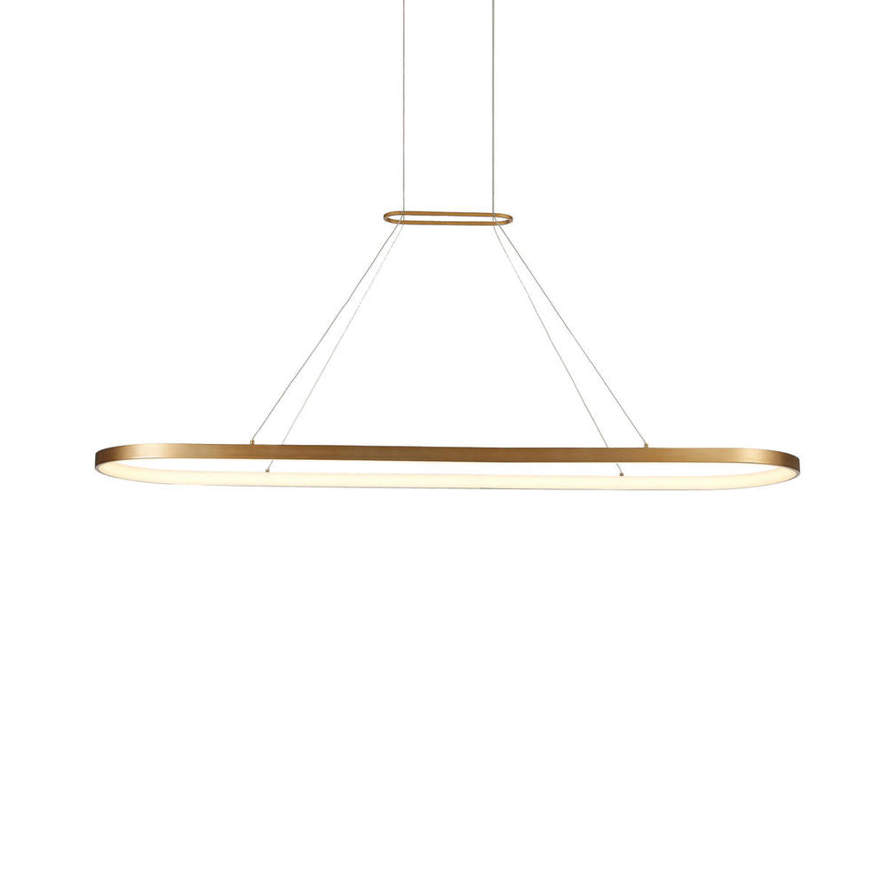 Eerie 59-in Antique Brass LED Pendant