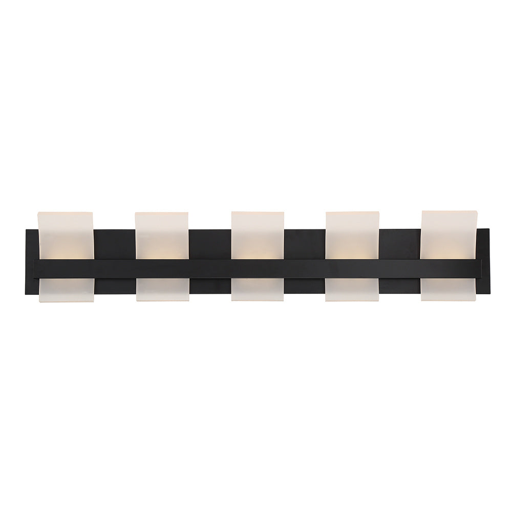 Cambridge,5LT Led Bathbar, BLK