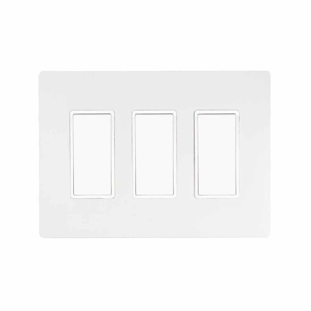 Eurofase EFSSPW3 On/Off Switch with White Screwless Plate and Box