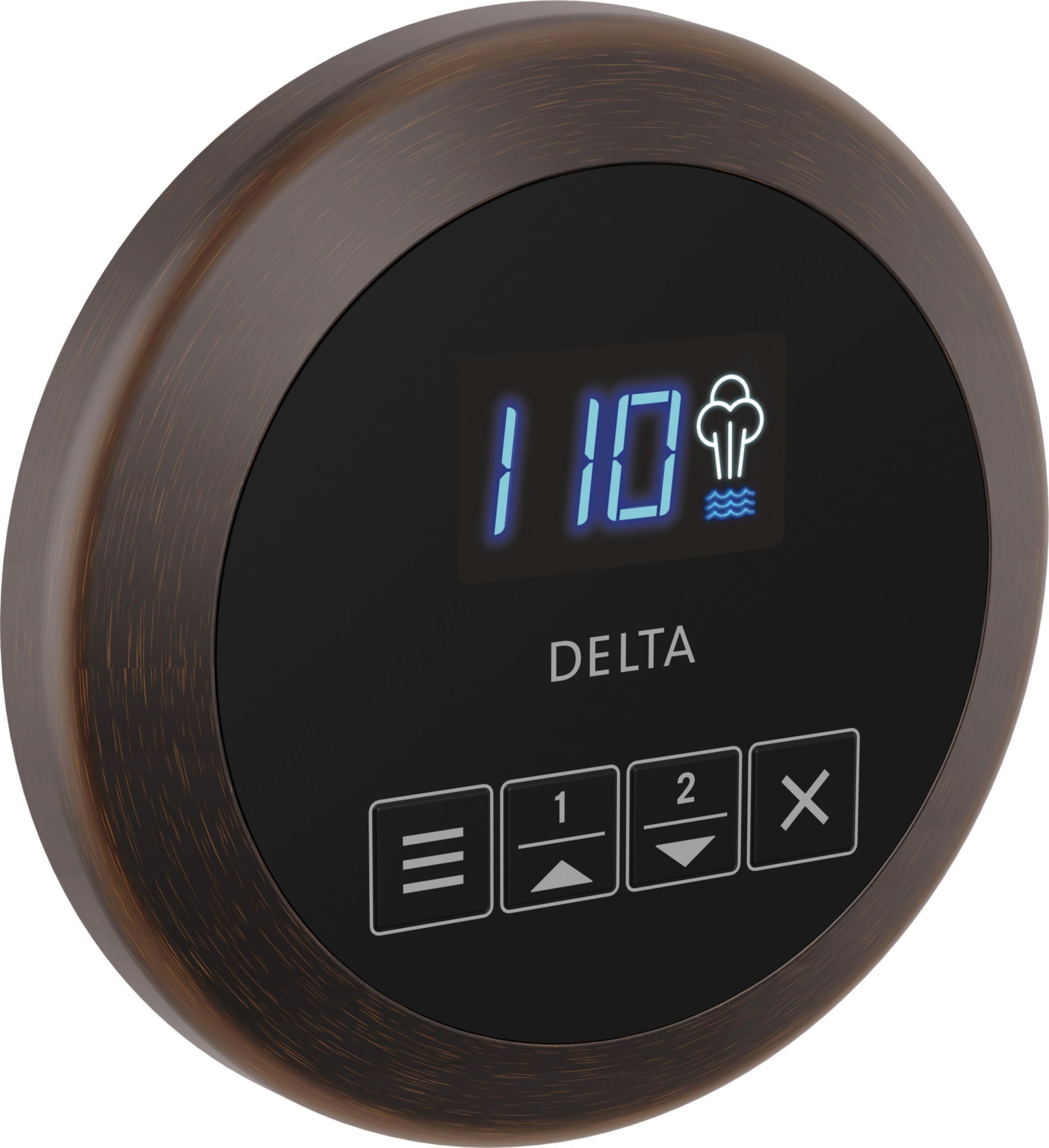 ROUND STEAM CONTROL VENETIAN BRONZE