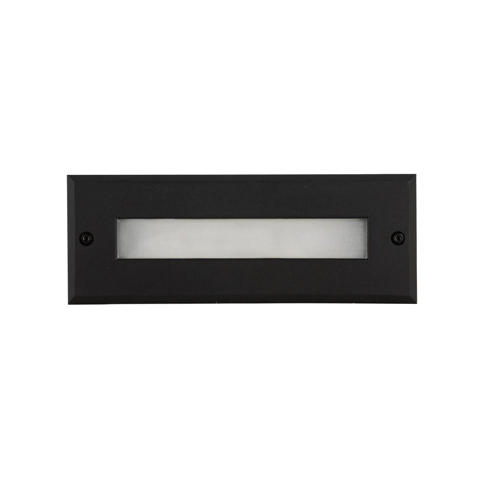 Bristol 10-in Black LED Exterior Wall/Step Lights