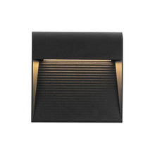 Load image into Gallery viewer, Casa 7-in Black LED Exterior Wall Sconce
