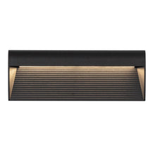 Load image into Gallery viewer, Casa 12-in Black LED Exterior Wall/Step Lights
