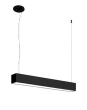 Load image into Gallery viewer, 4&#39; LED Linear Suspension Mount, 2&quot;Wide, 3000K, Black
