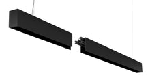 Load image into Gallery viewer, 8&#39; LED Linear Suspension Mount Extension Kit, 2&quot; Wide, 3500K, Black

