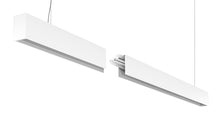 Load image into Gallery viewer, 8&#39; LED Linear Suspension Mount Extension Kit, 2&quot; Wide, 3500K, White
