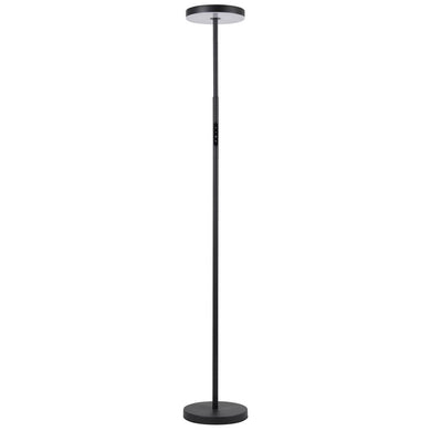 30W Floor Lamp, SB w/WH Acrylic Diffuser