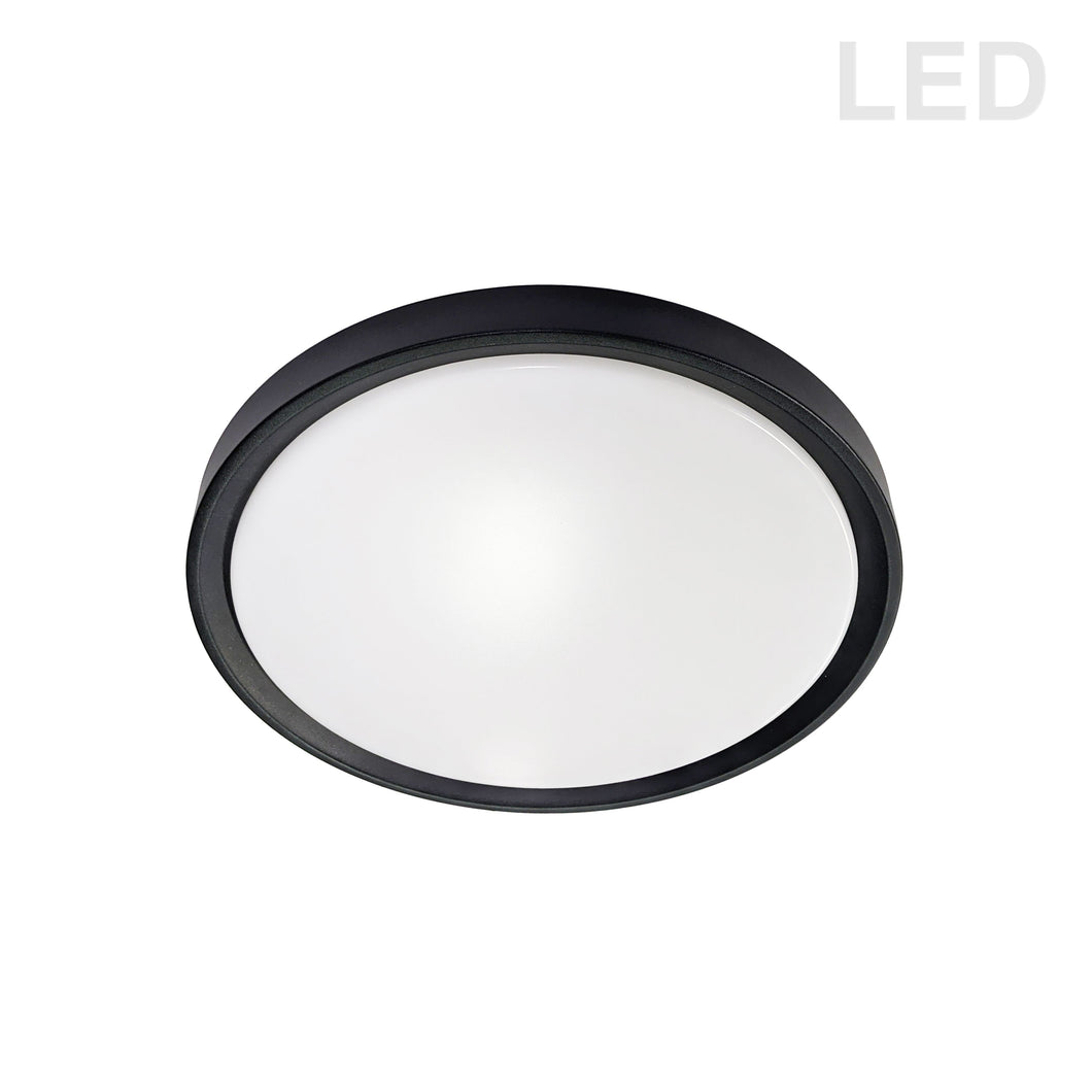 30W LED Flush Mount in Black - by dainolite