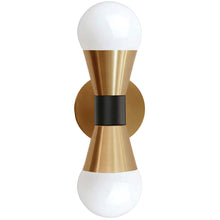 Load image into Gallery viewer, 2LT Incandescent Wall Sconce, AGB &amp; MB
