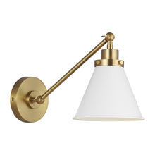 Load image into Gallery viewer, Wellfleet Single Arm Cone Task Sconce
