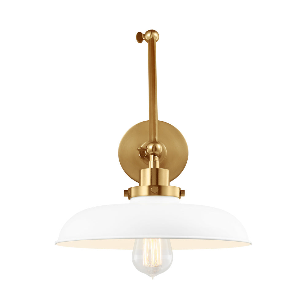 Wellfleet Double Arm Wide Task Sconce