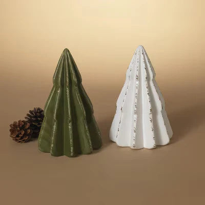 8"H CERAMIC CHRISTMAS TREE