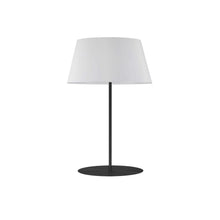 Load image into Gallery viewer, 1LT Rnd Base Table Lamp, MB w/ WH Shade
