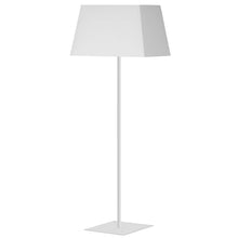 Load image into Gallery viewer, 1LT Sq Base Floor Lamp, MW w/ WH Shade
