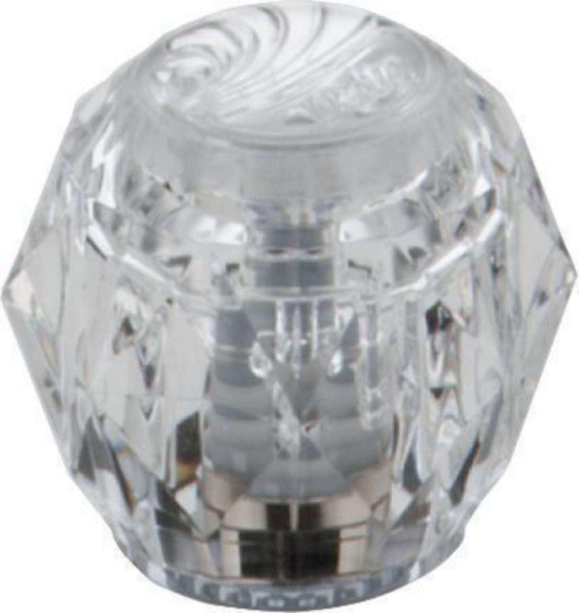 MEDIUM CLEAR KNOB   HNDLS(2)W/
