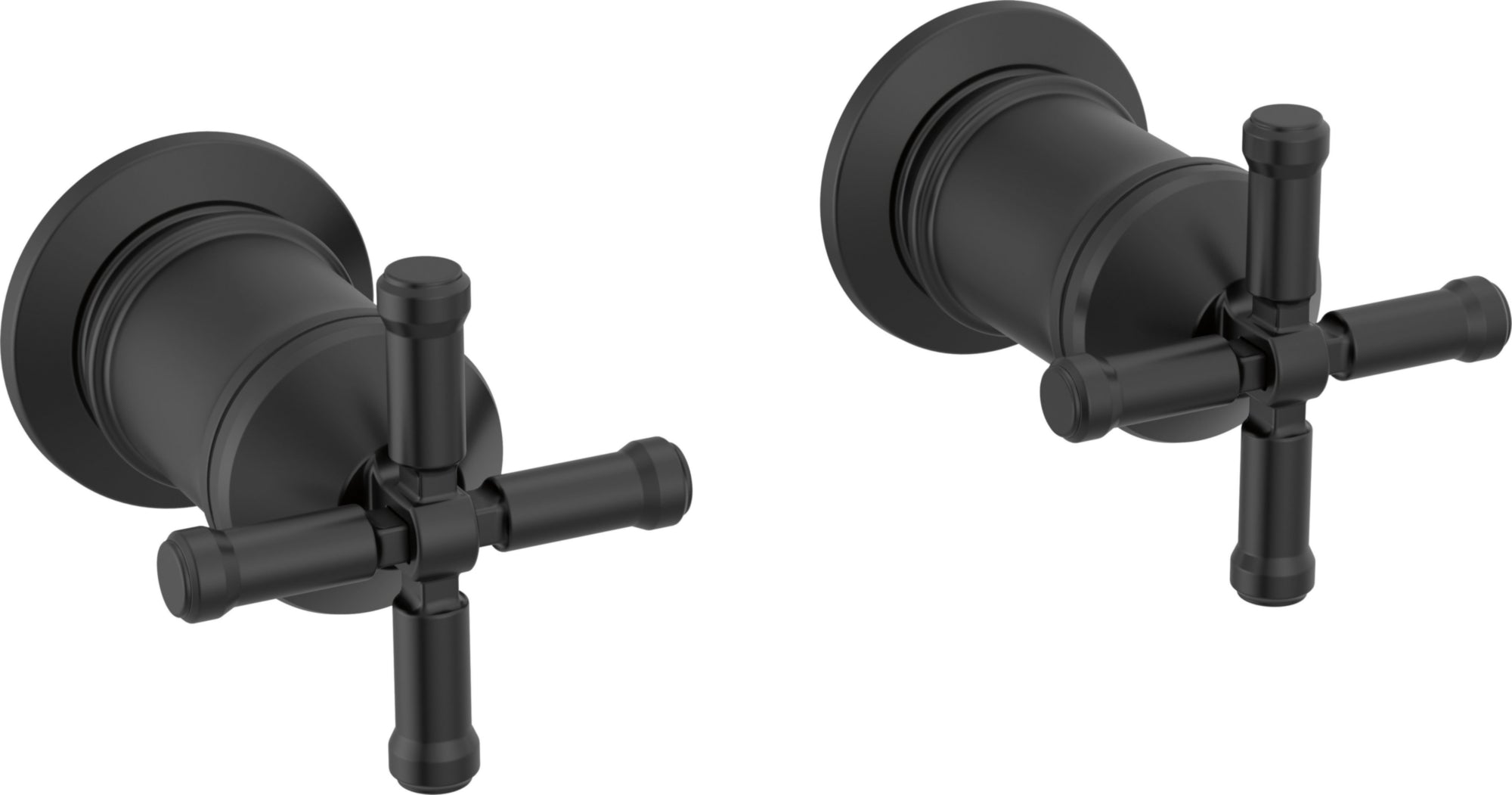 WALL MOUNT TUB FILLER HANDLE KIT-CROSS