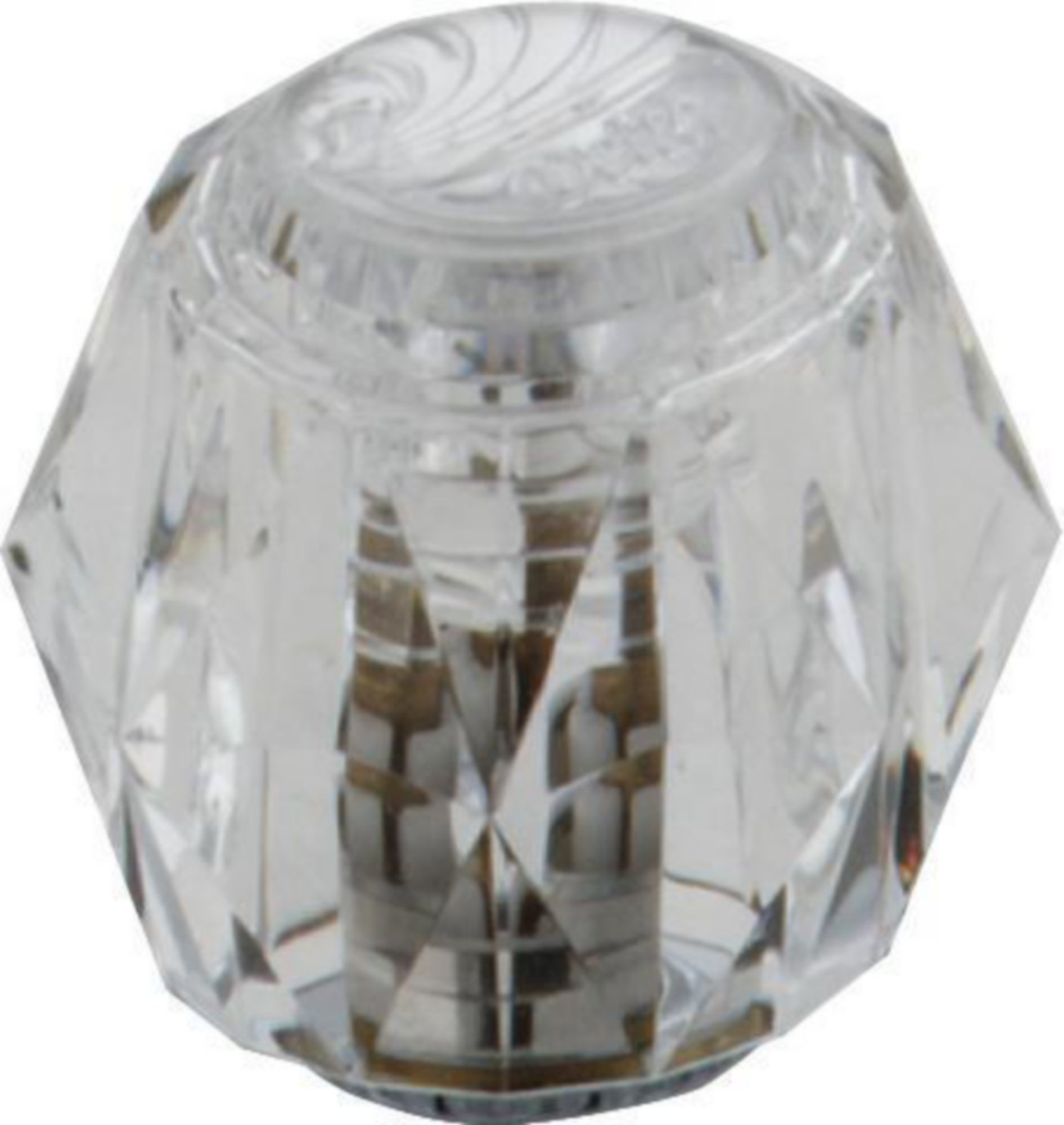 LARGE CLEAR KNOB    HNDLS(2)W/