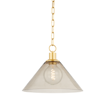 Load image into Gallery viewer, Anniebee Pendant In Aged Brass
