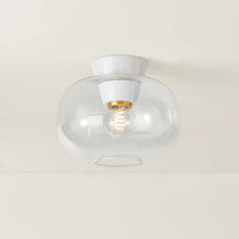 Load image into Gallery viewer, Ariella Flush Mount In Aged Brass
