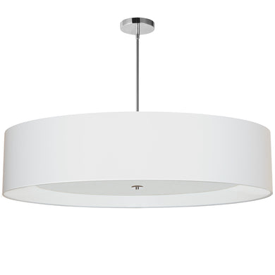 6LT Helena Pendant PC, WH w/WH Diffuser