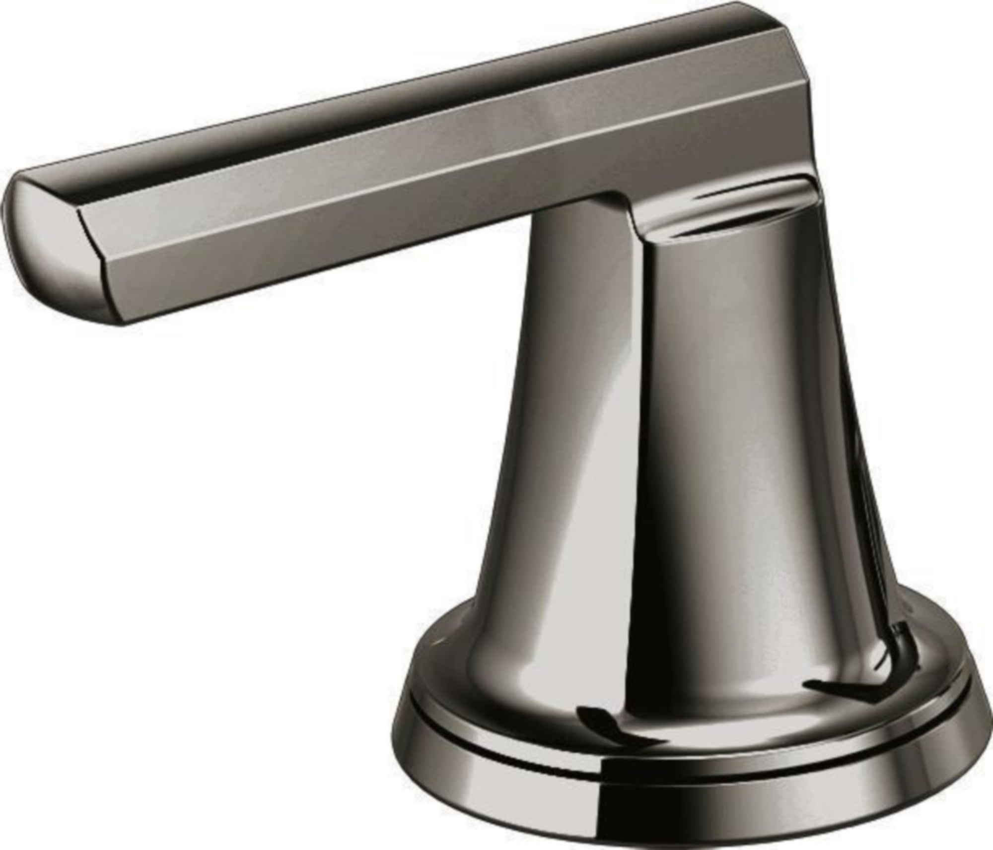 ROMAN TUB HANDLE KIT - CRYSTAL LEVER HIGH