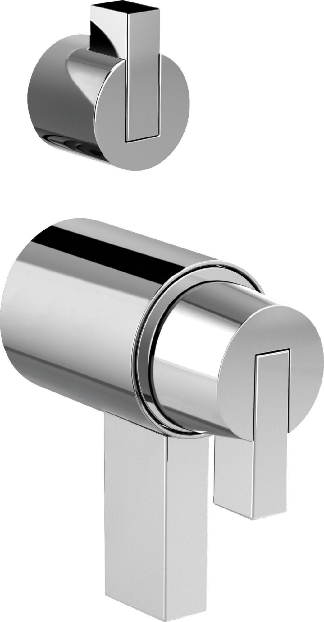 TEMPASSURE THERMOSTATIC VALVE WITH DIVERTER TRIM LEVER HANDL