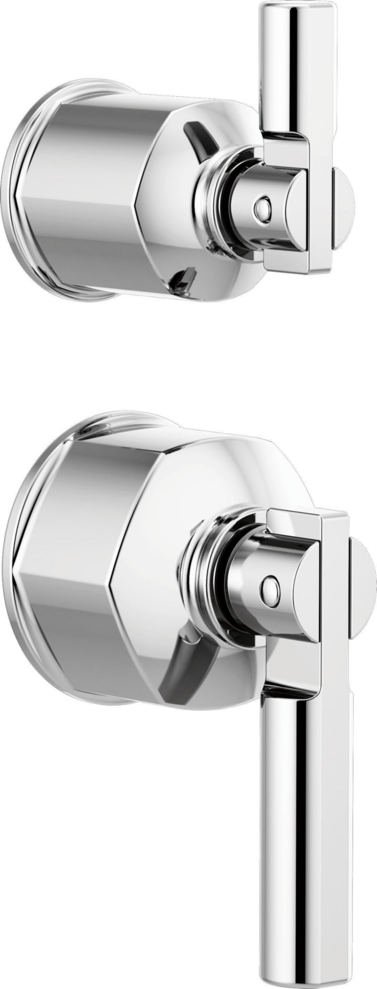 PRESSURE BALANCE VALVE WITH DIVERTER TRIM HANDLE KIT - LEVER