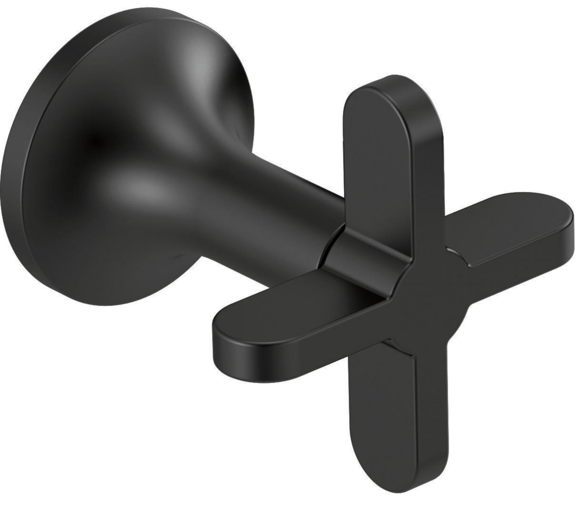 WALL MOUNT TUB FILLER CROSS HANDLE