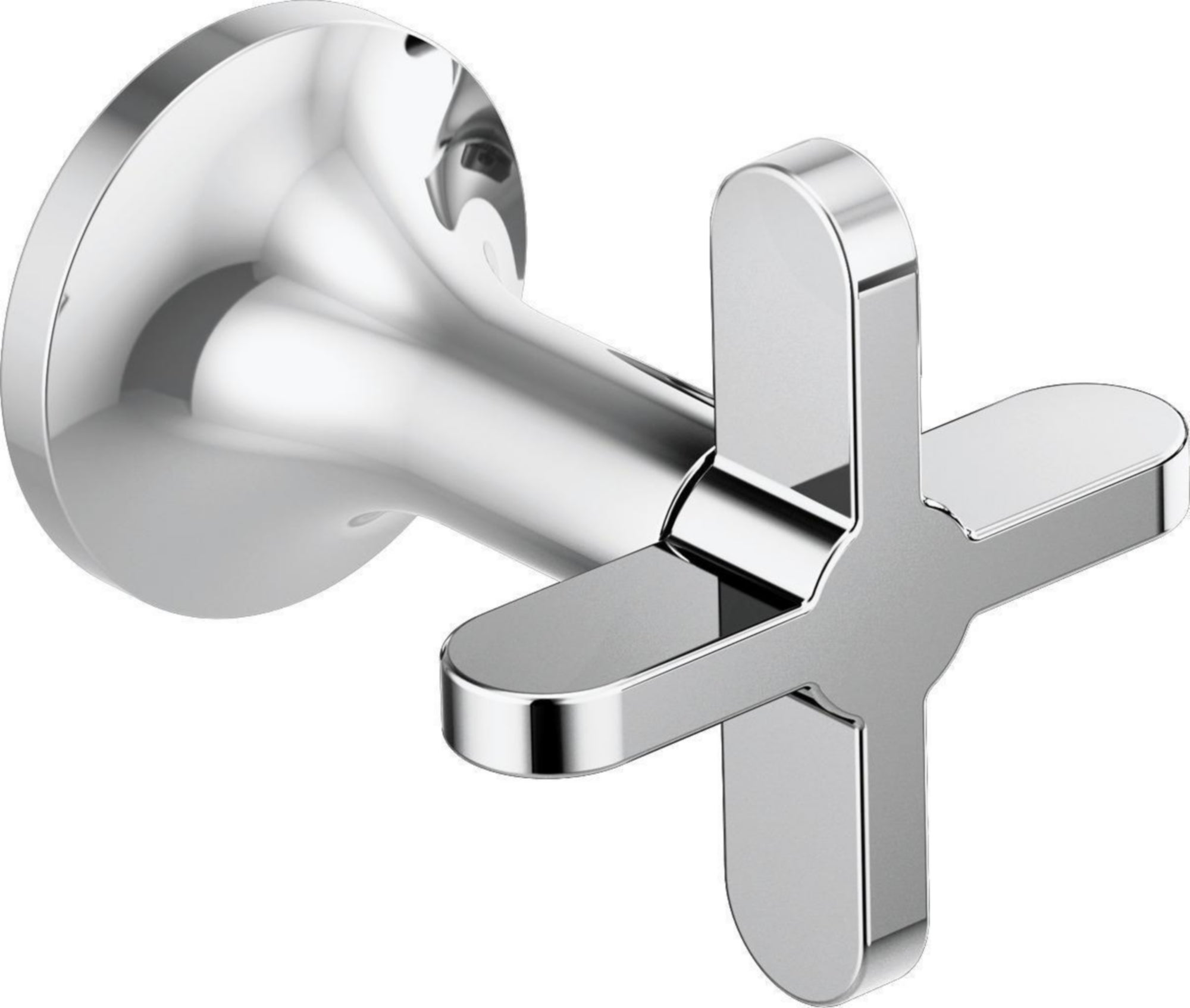WALL MOUNT TUB FILLER CROSS HANDLE